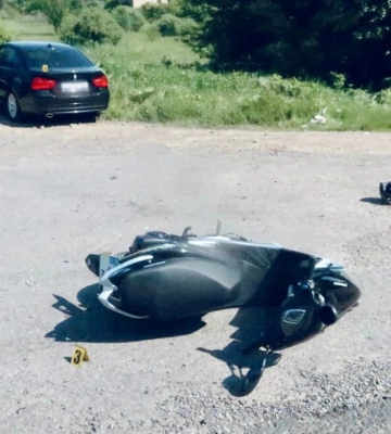 На Волині авто збило скутериста, його госпіталізували