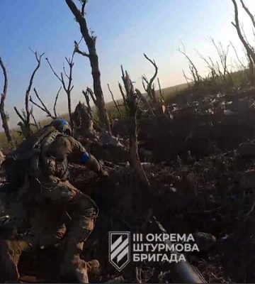 Третя штурмова бригада показала, як зупинила атаку ЗС РФ у районі Бахмута