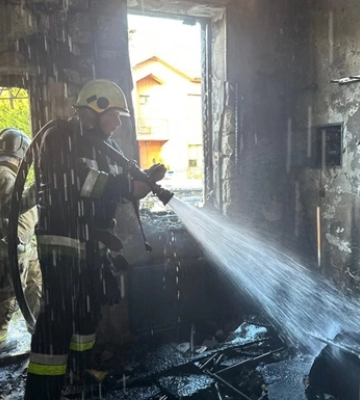 В Одесі під час пожежі постраждали батько і п&#039;ятеро дітей