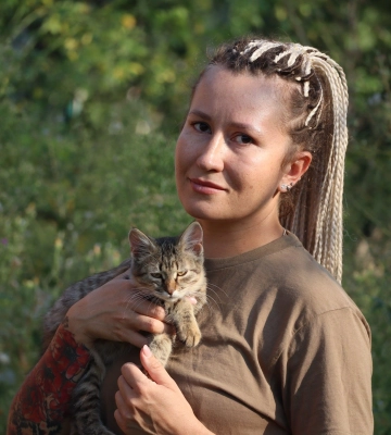 Бойовий медик на псевдо Багіра з чоловіком та котом несуть службу у Волинській бригаді тероборони