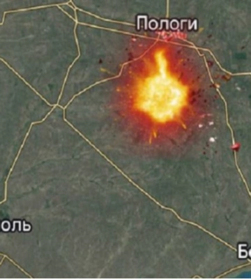 В Пологах на Запорожье пострадали десятки оккупантов