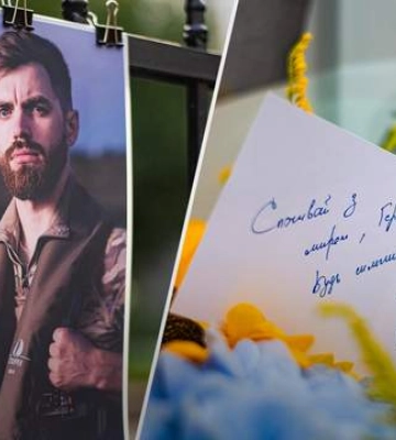 У пам&#039;ять про &quot;Джуса&quot;: в Києві люди несуть квіти до муралу Привиду Києва – щемливий фоторепортаж