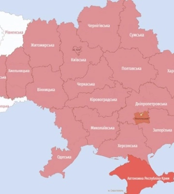 Тривога шириться по Україні, працює ППО
