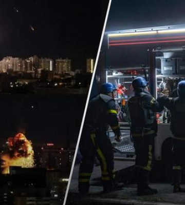 Нічна атака по Києву: знищено 26 дронів, уламки впали в кількох районах – все, що відомо