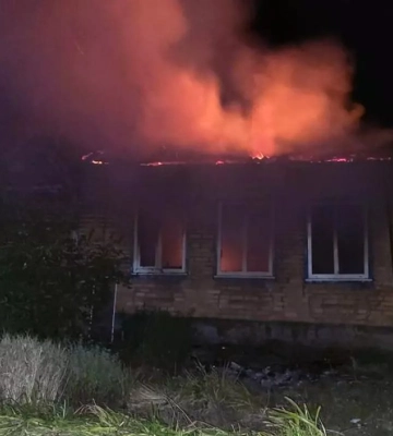 В одному з селищ Дніпропетровщини згорів приватний будинок