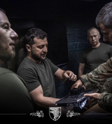 Зеленський звернувся до захисників на Бахмутському напрямі