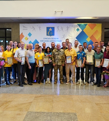 На Сумщині відзначили кращих спортсменів та тренерів