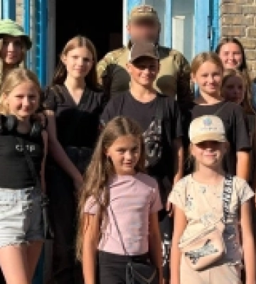 Юним волонтерам з Рожища військові організували свято. ФОТО