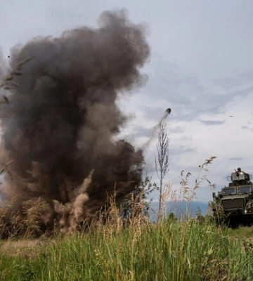 Карта боевых действий в Украине 11 сентября