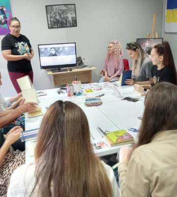 У Миколаєві в рамках фестивалю Mykolaiv ART Week пройшов воркшоп зі скетчингу