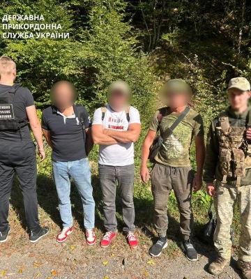 ДПСУ затримала 60 чоловіків за спробу незаконного перетину кордону
