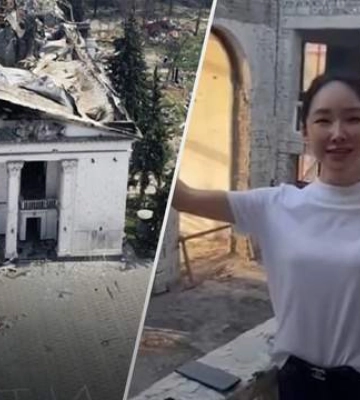Китайська співачка цинічно відповіла, чому заспівала "Катюшу" у розбитому Драмтеатрі в Маріуполі