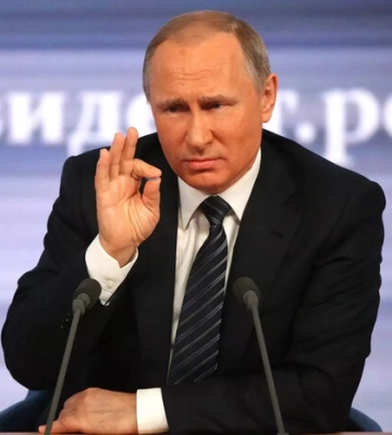 Путін пропонує святкувати у РФ день затвердження окупації українських територій