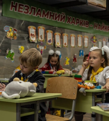 У школі у харківському метрополітені навчаються близько тисячі дітей