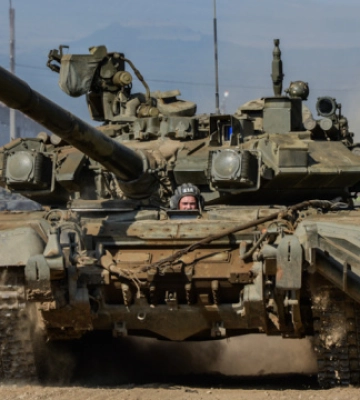Нацгвардійці на Херсонщині знищили російський танк Т-90 «Прорив»