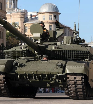 Нацгвардійці на Херсонщині знищили російський танк Т-90 «Прорив»