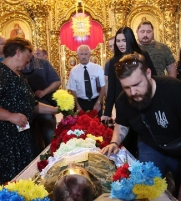 Із захисником України Євгеном Шаяном (Пухом) попрощалися в Києві. ВІДЕО+ФОТОрепортаж