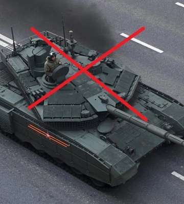 Нацгвардійці на Херсонщині знищили російський танк Т-90 «Прорив»