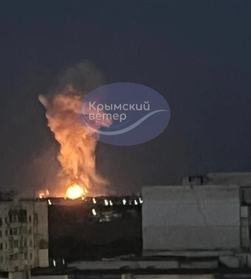В оккупированном Крыму — очередные взрывы (видео)