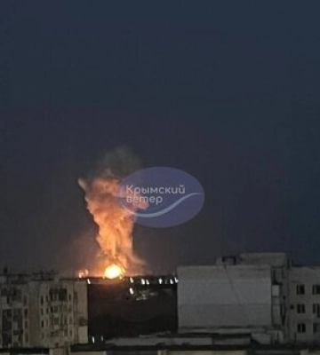 Утром в Евпатории раздались взрывы, оккупационные власти заявили об атаке дронами