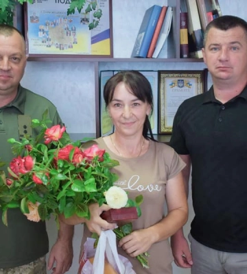 Вдові волинського Героя Івана Ставнійчука вручили його посмертний орден