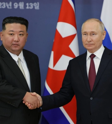 В Южной Корее заявили, что Путин и Ким Чен Ын заключают &quot;какую-то военную сделку&quot;
