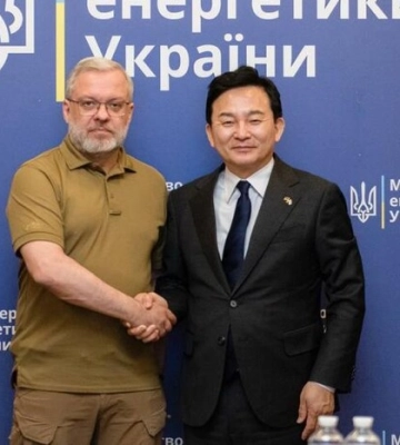 Південна Корея вже передала 10 вантажів допомоги українському енергосектору