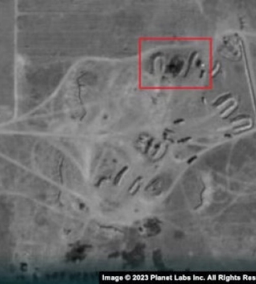 Подтверждение поражения российского С-400 &quot;Триумф&quot; около оккупированной Евпатории. СПУТНИКОВОЕ ФОТО