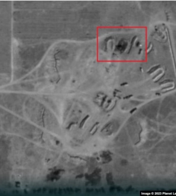 Супутниковий знімок підтвердив знищення російської С-400 у Євпаторії