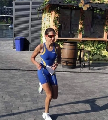 Спортсменка з Дніпра здобула срібло на Чемпіонаті України з триатлону на спринтерській дистанції