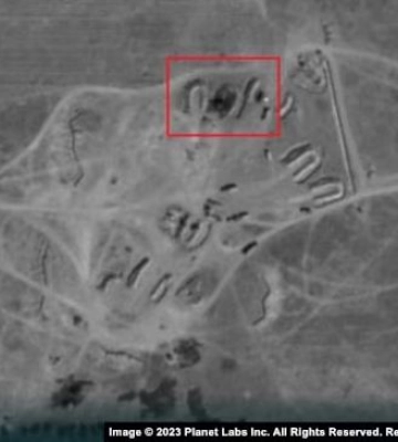 Ночной взрыв в Евпатории: появился спутниковый снимок на котором видно, как отработали дроны по российской ПВО