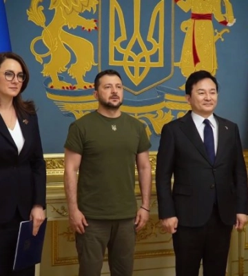 Зеленський зустрівся з міністром інфраструктури та представниками бізнесу Південної Кореї