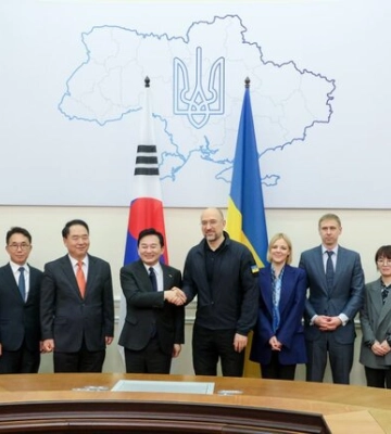 Україна та Південна Корея підписали угоду про кредити на відбудову. ФОТО
