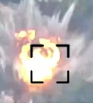 ЗСУ атакували базу з російськими дронами на Донеччині (відео)