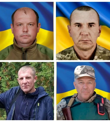 На Рівненщині в останню дорогу провели чотирьох Героїв