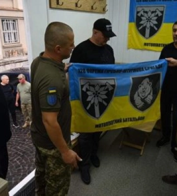 Черговий лазне-пральний комплекс передали бійцям 128-ма окрема гірсько-штурмова Закарпатська бригада (128 ОГШБ)