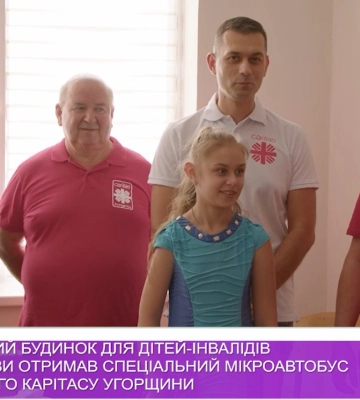 Виноградівський благодійний будинок для дітей-інвалідів ім. Святої Терези отримав спеціальний мікроавтобус від католицького&amp;hellip;