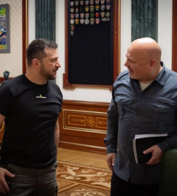 Зеленский встретился с прокурором Международного уголовного суда