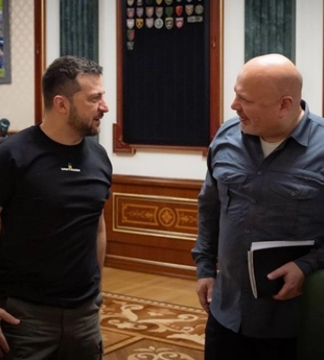 Зеленский встретился с прокурором Международного уголовного суда