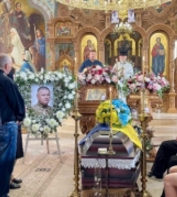 У Нововолинську попрощалися із загиблим Сергієм Войтовичем