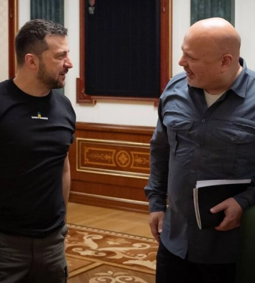 Зеленский встретился с прокурором Международного уголовного суда