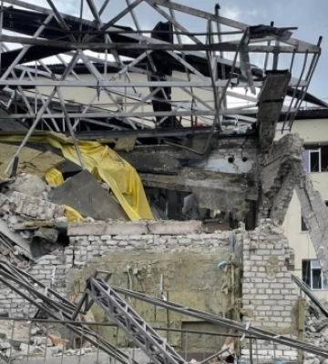 Уряди Франції та Катару допоможуть у відновленні Ізюмської лікарні