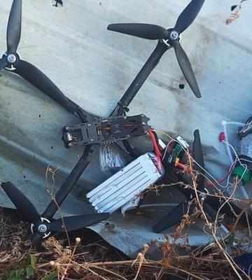 Прикордонники на Запорізькому напрямку збили безпілотник з вибухівкою