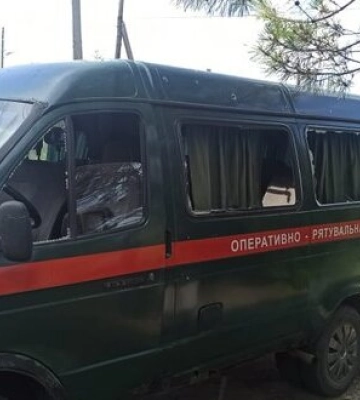 Рашисты обстреляли подразделение ГСЧС в Казачьей Лопане Харьковской области. ФОТОрепортаж