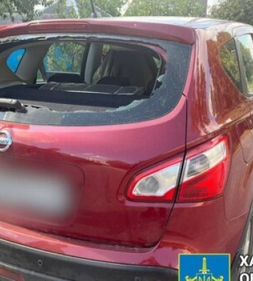 Враг обстрелял гражданский автомобиль на Харьковщине, два человека погибли, ранен мужчина. ФОТО