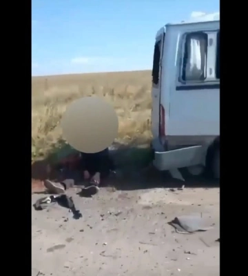 Окупанти вдарили керованою протитанковою ракетою по цивільному автомобілю