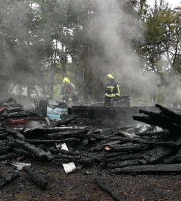 На Рівненщині згоріла дерев’яна церква XIX століття