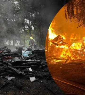Історична пам&#039;ятка XIX століття: у Рівненській області вогонь дотла знищив деревʼяну церкву
