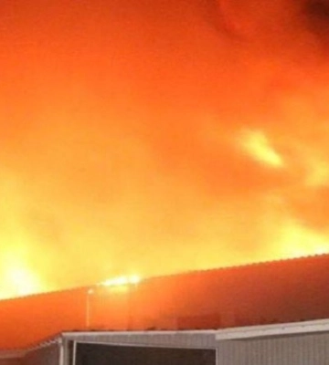 В одному з районі Запоріжжя спалахнула пожежа