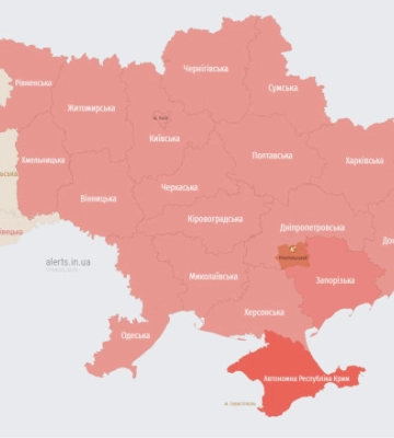 В Україні масштабна тривога через ракетну загрозу